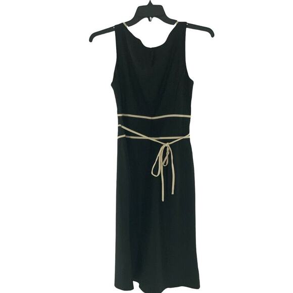 The Limited Stretch Dress Womens Sz 10 Sleeveless Keyhole Drawstring Front Slit - Picture 5 of 9